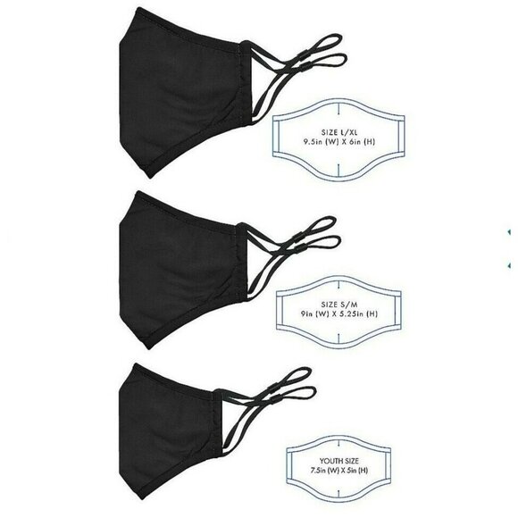 2 Youth Face Masks Purple & Unicorn Rainbows Hearts Stars Lined Adjustable Cover - Picture 8 of 10